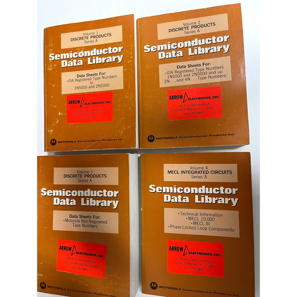 Semiconductor Data Library Vol 1 , Vol 2, Vol 3 and Vol 4 Sets - Picture 2 of 5